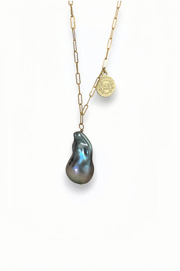 Grey Eminence Baroque Necklace