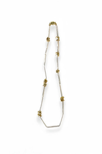 Elongated Pearl Necklace