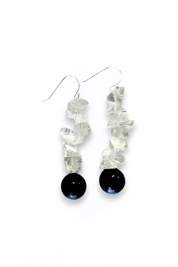 Lapis Lazuli Crystal Earrings