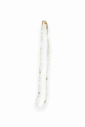 Regent Mini Pearls and Oval Gold Accents Necklace